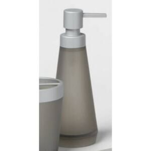 Modern Gray Soap Dispenser – 8” Tall – Target Home – NEW
